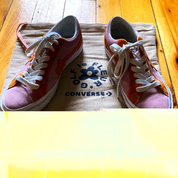 *1/2 OFF:COPY - Converse One Star X Tyler the Creator Golf Le Fleur Pink/Orange - Picture 5 of 8